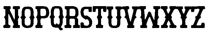 Classic Western Font UPPERCASE