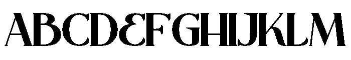 Classicly Font UPPERCASE