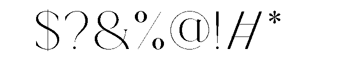 Classo Font OTHER CHARS