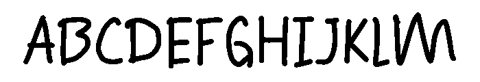 Classroom Doodle Font UPPERCASE