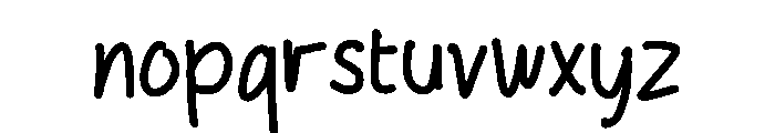 Classroom Doodle Font LOWERCASE