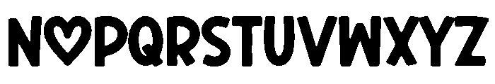 Classroom Memories Font UPPERCASE