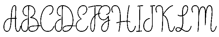 Classroomcamingsonscript-Reg Font UPPERCASE