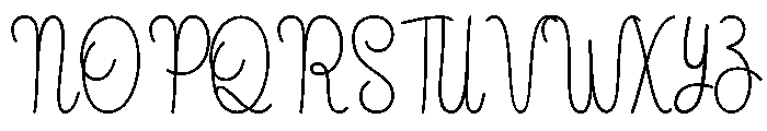 Classroomcamingsonscript-Reg Font UPPERCASE