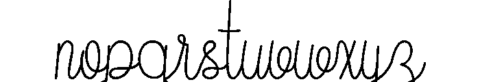 Classroomcamingsonscript-Reg Font LOWERCASE