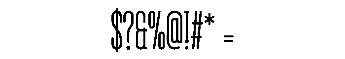 Classy Fine Font OTHER CHARS