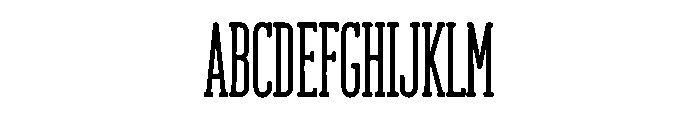 Classy Fine Font UPPERCASE