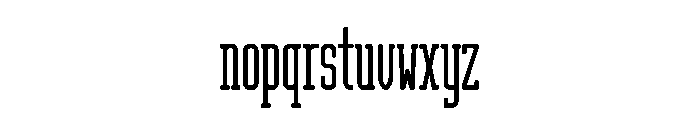 Classy Fine Font LOWERCASE