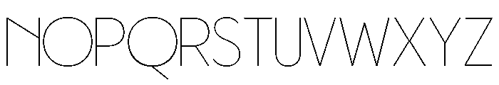 Claudian Thin Font LOWERCASE