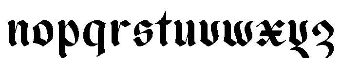 Claudore Font LOWERCASE