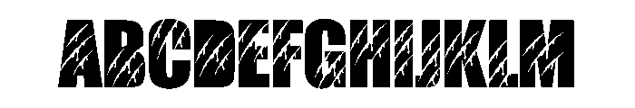 Claw Scratches FONT