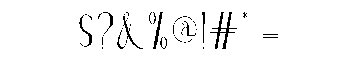 Claysburg Font OTHER CHARS