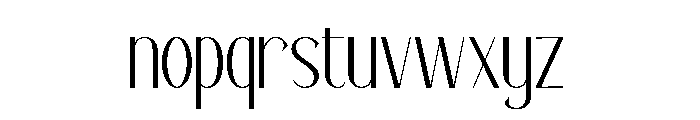 Claysburg Font LOWERCASE