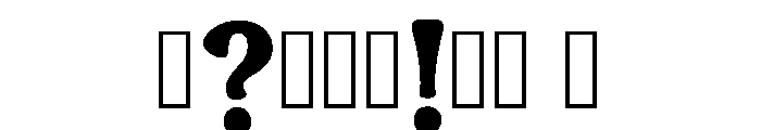 Clayton Regular Font OTHER CHARS