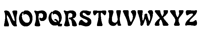 Clayton Regular Font LOWERCASE