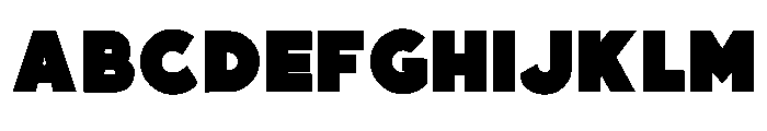 Clean Bold Regular Font UPPERCASE