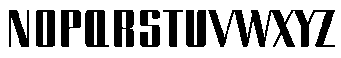 Clean Frame Font UPPERCASE