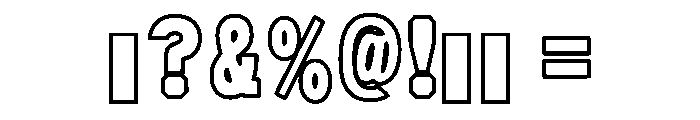 Clean Lines Regular Font OTHER CHARS