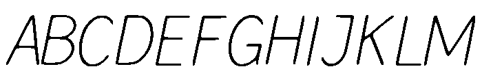 Clean_Minimal Font UPPERCASE