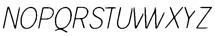 Clean_Minimal Font UPPERCASE