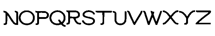 Clean_Modern Font UPPERCASE