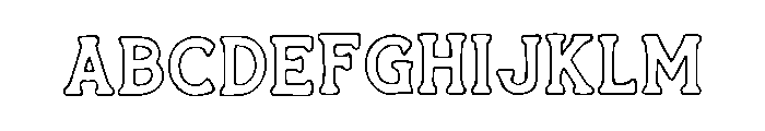 Clean_Outline FONT