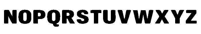 Clear Dusty Varsity Font UPPERCASE