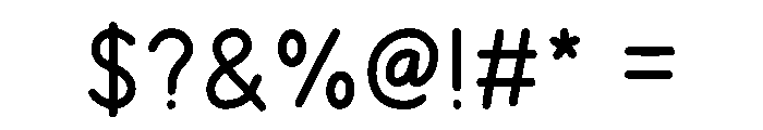Clear Night Font OTHER CHARS