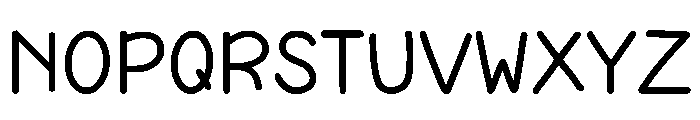 Clear Night Font UPPERCASE