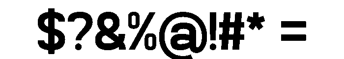 Clear Point Regular Font OTHER CHARS