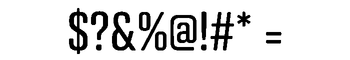 ClearAnchor Font OTHER CHARS