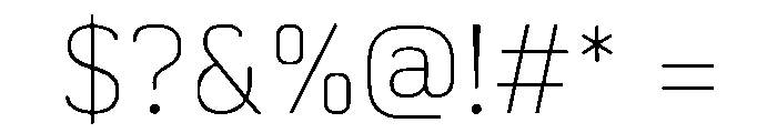 ClearGlow Font OTHER CHARS