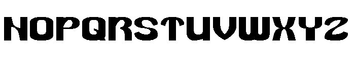 Clearly Silence Font UPPERCASE