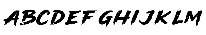 Cleju Bibsha Regular Font UPPERCASE