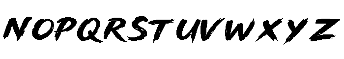 Cleju Bibsha Regular Font UPPERCASE