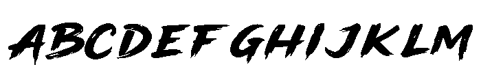 ClejuBibsha-Regular Font UPPERCASE