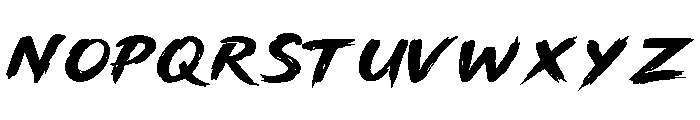 ClejuBibsha-Regular Font UPPERCASE