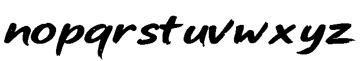 ClejuBibsha-Regular Font LOWERCASE