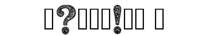 Cleo Regular Font OTHER CHARS
