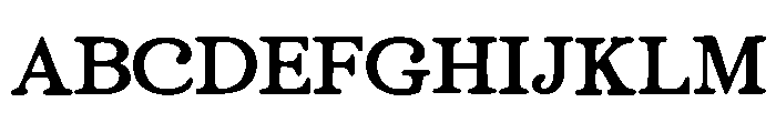 Cleome Font UPPERCASE