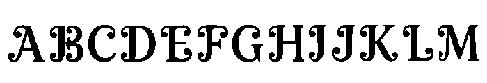 Cleve Regular Font UPPERCASE