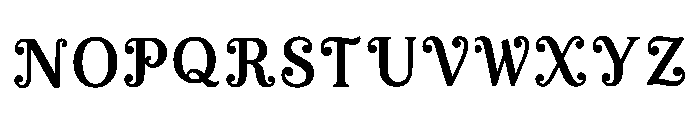 Cleve Regular Font LOWERCASE