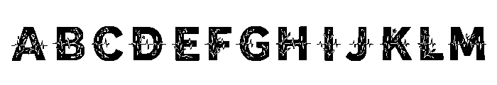 Clifford Regular Font UPPERCASE