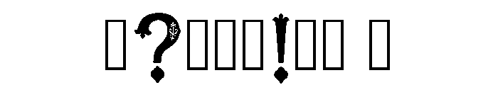 Clive Regular Font OTHER CHARS