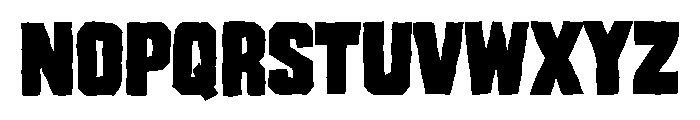 Clobrox Font LOWERCASE