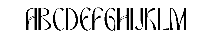 Cloreage Font UPPERCASE