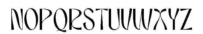 Cloreage Font UPPERCASE