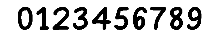 Closer Bright Font OTHER CHARS