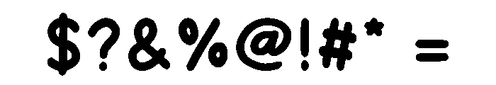 Closer Bright Font OTHER CHARS
