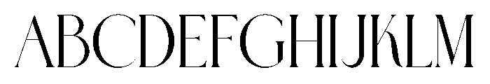 Clostha Font UPPERCASE